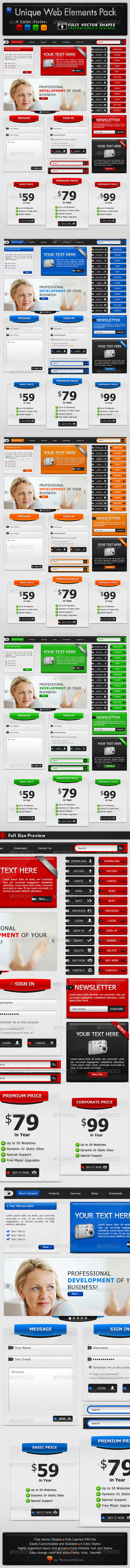 Unique Web Elements Pack